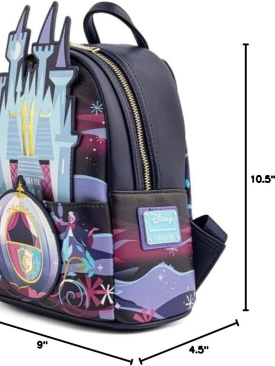 NWT Authentic Disney Loungefly Cinderella Castle Series BackPack / Bag / Purse main image 13